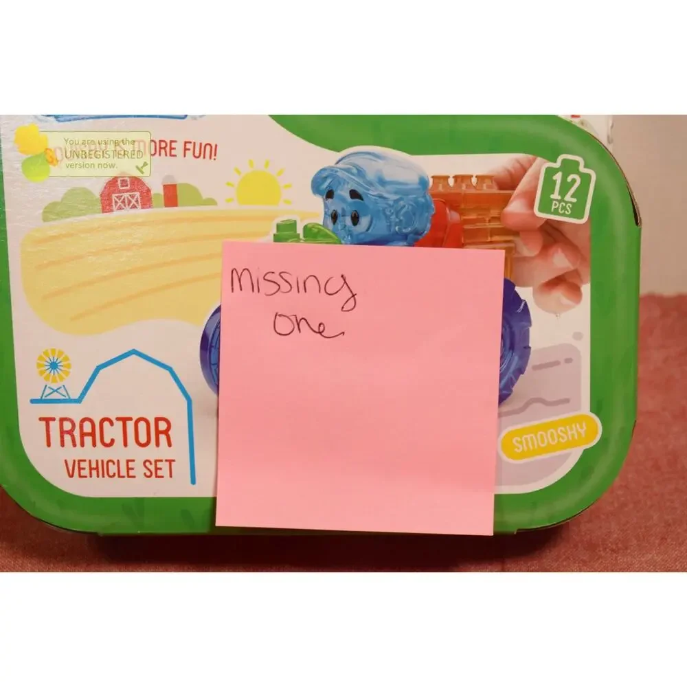 Jelly Blox Tractor Set (Incomplete)